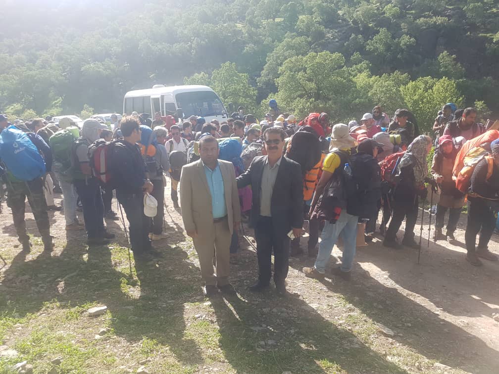 شهردار باشت به کوه خامی رفت+تصاویر