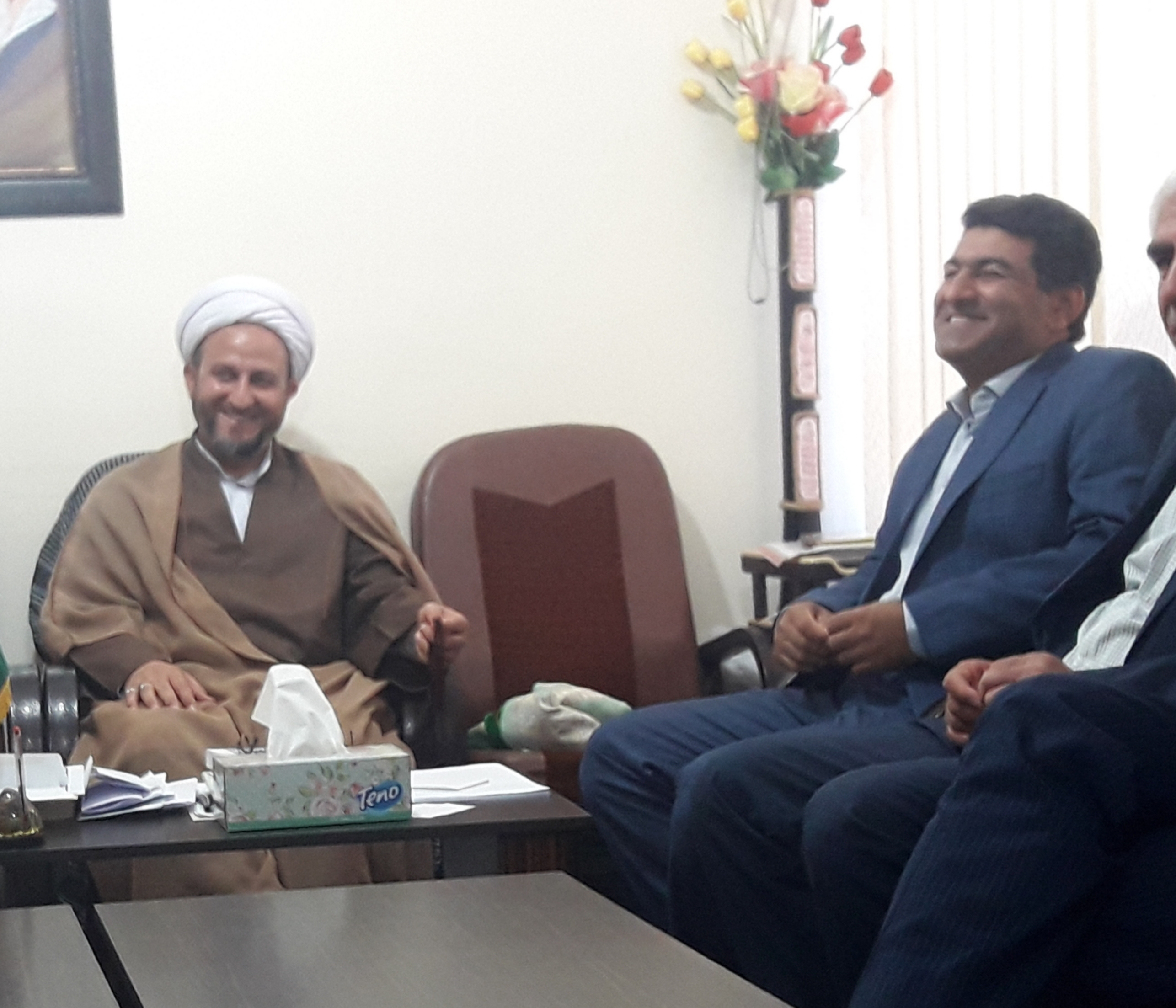 دیدار زینل‌زاده و امام جمعه باشت+تصاویر