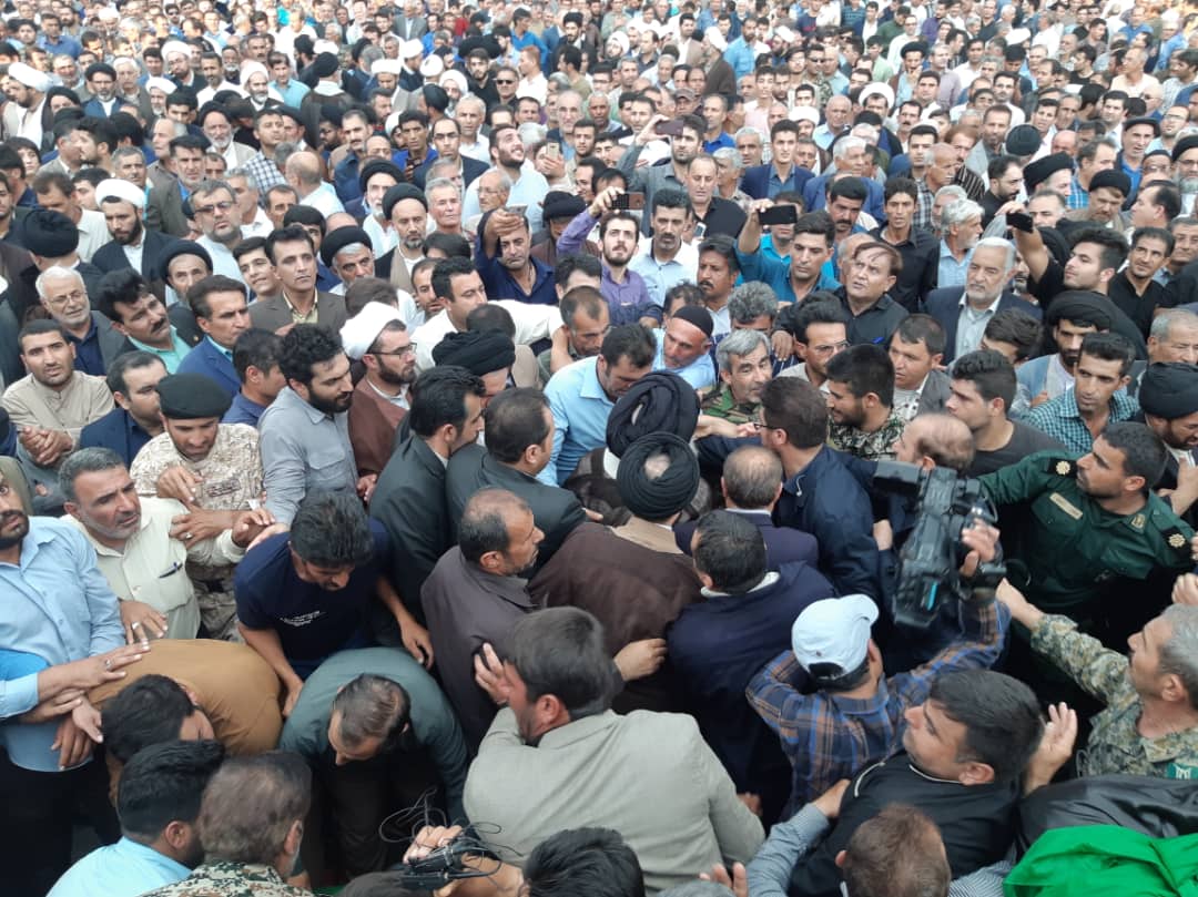 تشییع و تدفین مردی که همه برایش آمده‌ بودند/آمیراحمد تقوی به خاک سپرده شد+تصاویر و فیلم