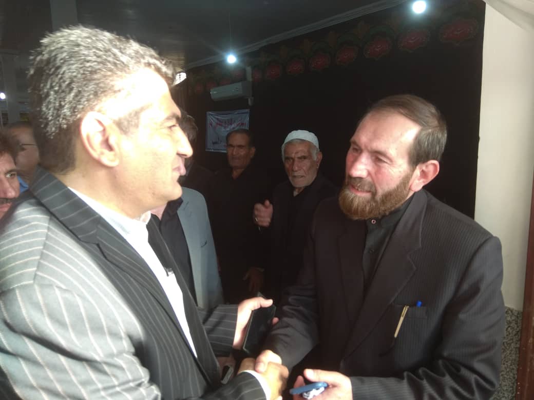 حضور کاندیدای مطرح گچساران و باشت در مراسم درگذشت برادرزاده سیدقدرت‌الله حسینی+تصاویر