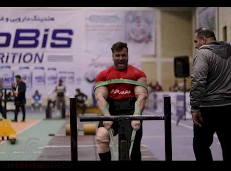 نائب قهرمان قوی‌ترین مردان ایران یک کهگیلویه و بویراحمدی شد+عکس