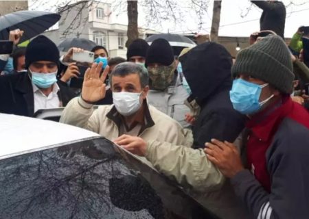 ورود احمدی‌نژاد به سی‌سخت+عکس