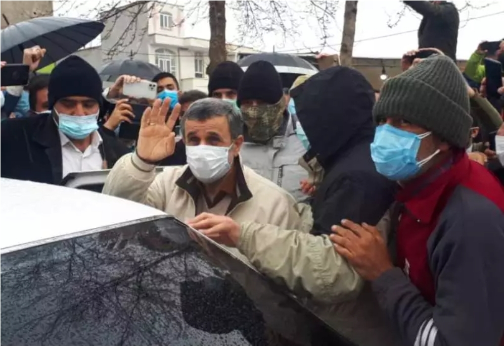 ورود احمدی‌نژاد به سی‌سخت+عکس