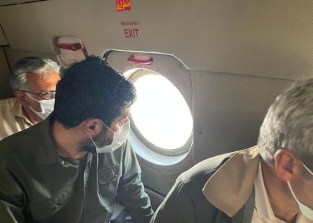 بازدید سیدناصر حسینی از مناطق درگیر آتش‌سوزی گچساران+تصاویر