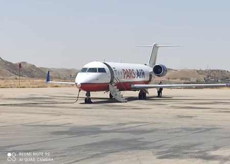 عملی شدن  وعده‌ای دیگر از سیدناصر حسینی در کمتر از ۱۰ روز/هواپیمای CRJ200 درگچساران نشست