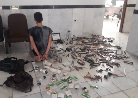 دستگیری سارقان لوله‌های مسی کولر در گچساران