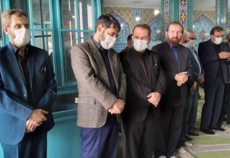 برگزاری مراسم ختم همسر استاندار کهگیلویه و بویراحمد در گچساران+تصاویر