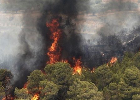 سفر استاندار به شهرستان باشت/فرماندهی میدانی احمدزاده در آتش‌سوزی کوه خامی