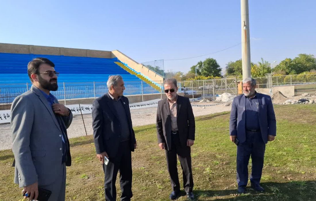 بازدید مدیرعامل شرکت بهره برداری نفت و گاز گچساران از روند آماده‌سازی ورزشگاه نفت