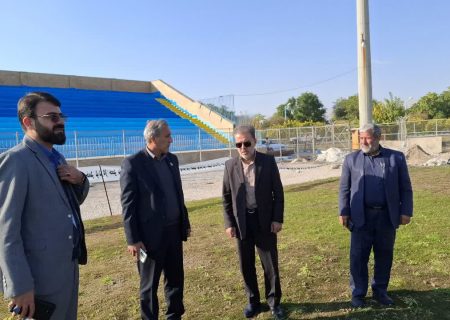 بازدید مدیرعامل شرکت بهره برداری نفت و گاز گچساران از روند آماده‌سازی ورزشگاه نفت