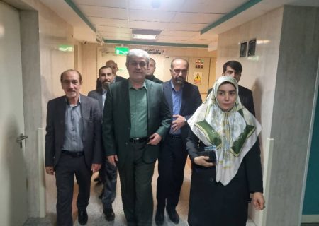 بازدید تاج‌گردون و سرپرست دانشگاه علوم پزشکی یاسوج از بیمارستان نرگسی گچساران