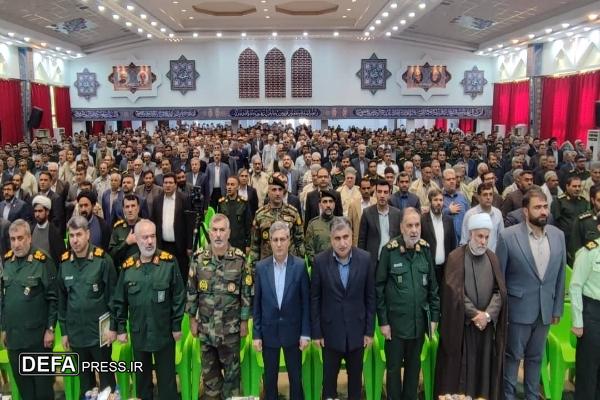 آیین تودیع و معارفه فرمانده سپاه فتح کهگیلویه و بویراحمد+ تصاویر