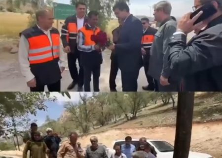  بازدید غلام‌رضا تاجگردون به همراه رئیس سازمان راهداری و حمل‌ونقل جاده‌ای کشور از پروژه‌های حوزه راه در شهرستان‌های گچساران و باشت