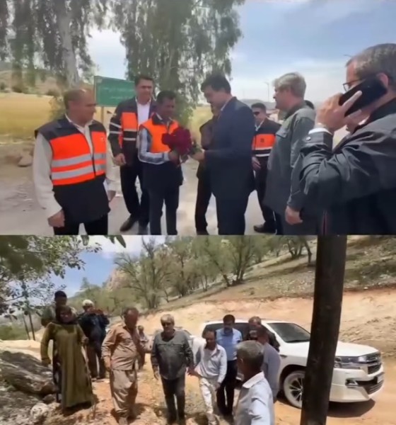 بازدید غلامرضا تاجگردون به همراه رئیس سازمان راهداری و حملونقل جادهای کشور از پروژههای حوزه راه در شهرستانهای گچساران و باشت