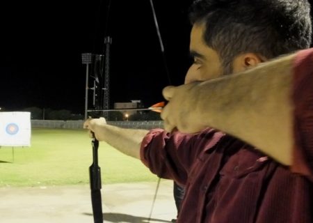 مسابقات تیراندازی با کمان در گچساران+ تصاویر