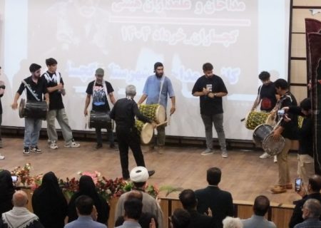 اجتماع مداحان گچسارانی علیه تهدیدات گستاخانه ترامپ+ تصاویر