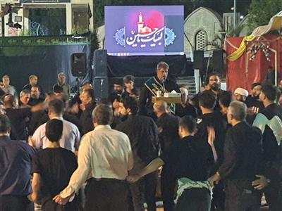 عزاداری عاشقان حسینی در مسجدالنبی شرکت نفت گچساران