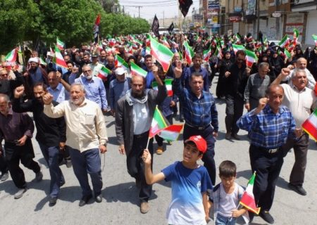 جمعه خشم گچسارانی‌ها علیه صهیونیسم جهانی+ تصاویر و فیلم