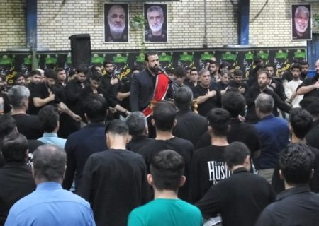 عزاداری حسینی در گچساران با نوای گرم سید رضا سجادی + فیلم و تصاویر