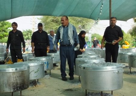 نذرواره ۷۲ خوان «احسان حسینی» در گچساران+ تصاویر و فیلم