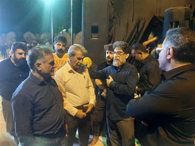 دیدار مدیر خدمات شرکت نفت گچساران با عوامل اجرایی شبه‌تعزیه حدیث عشق، اشک، آزادگی