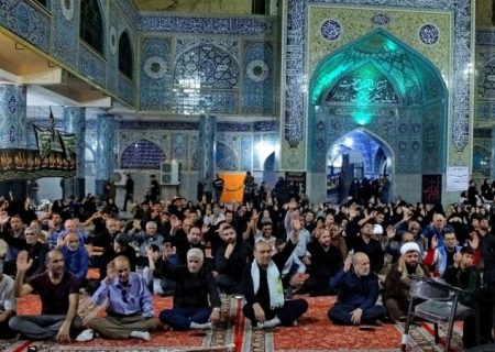 اجتماع بزرگ امام رضایی‌ها در حرم بی‌بی حیکمه(س)