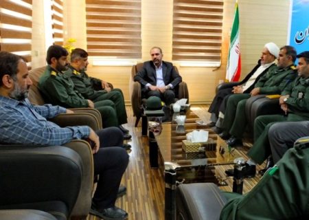 دیدار فرمانده سپاه گچساران با فرماندار / تأکید بر تعامل، اشتغال‌زایی و رفع محرومیت