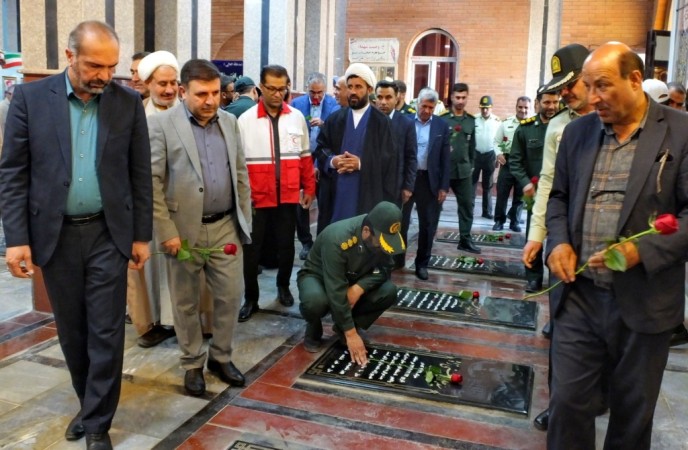 تجدید میثاق با آرمان‌های بلند شهدا در گچساران+ تصاویر