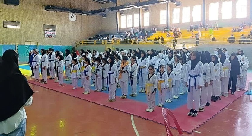 رقابت‌های پرشور دختران تکواندوکار در گچساران+ تصاویر