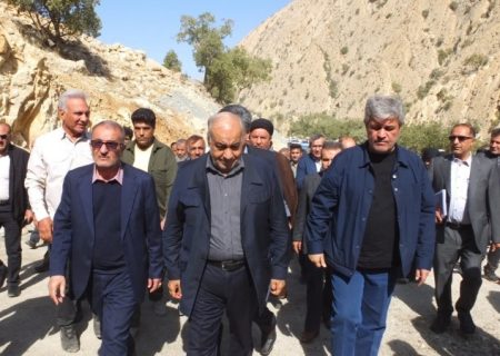 بازدید معاون وزیر راه از پروژه تونل دیل+ تصاویر