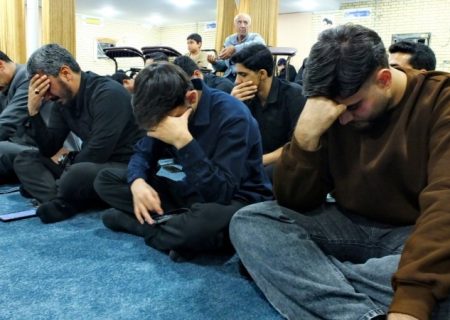 سوگواری فاطمیه دوم در بام نفت ایران+ تصاویر