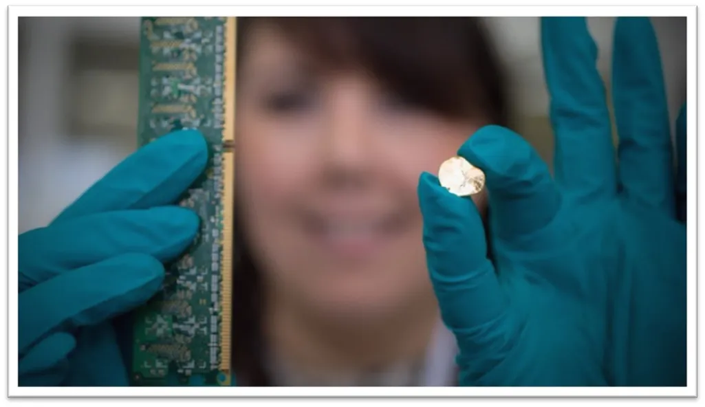 ۴ روش استخراج طلا از برد و قطعات الکترونیک