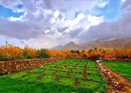 آخرین نفس‌های پاییز در روستای دیل گچساران