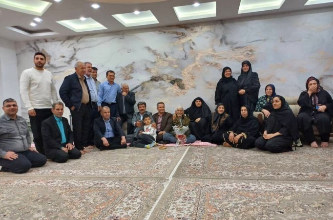 بازگشت به زادگاه پس از ۸۳ سال / ماجرای کمنظیر پیرمرد ۹۶ ساله گچسارانی+ تصاویر