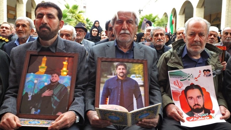 تجمع مردم گچساران در محکومیت تروریست‌ها+ تصاویر