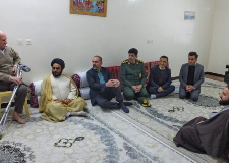 دیدار مسئولان گچساران با جانبازان+ تصاویر