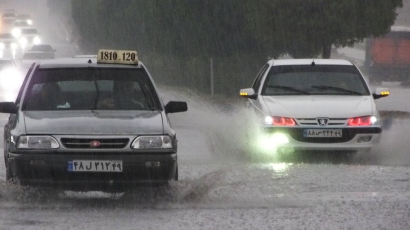 روز زیبای بارانی در گچساران