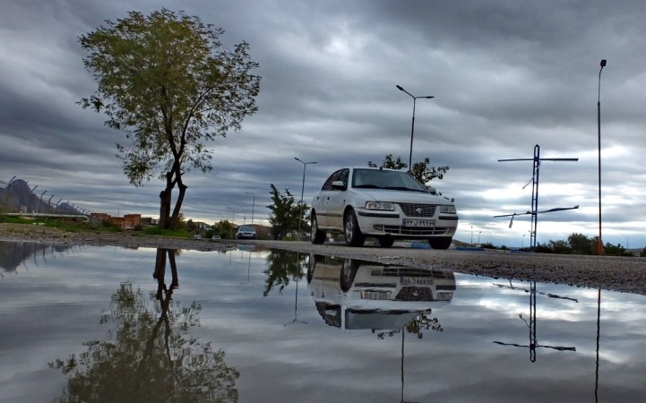 وقتی گچساران بارانی می‌شود