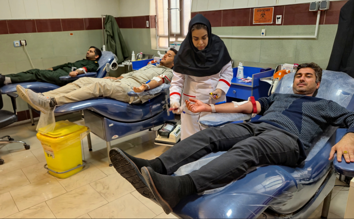 پویش «نذر خون» در مسیر مقاومت+ تصاویر