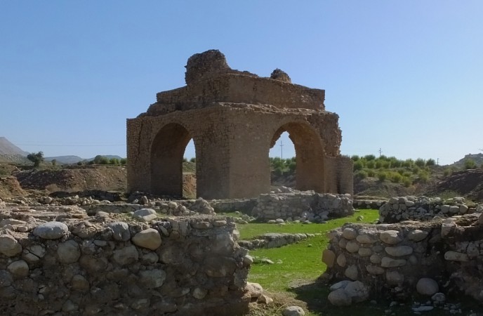 «آتشکده خیرآباد» بنای شگفتانگیز در گچساران+ تصاویر