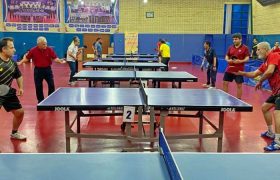 رقابت پرشور پینگ‌پنگ در گچساران+ تصاویر