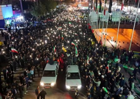 بیستمین میعادگاه مردم انقلابی در خیابان‌های گچساران