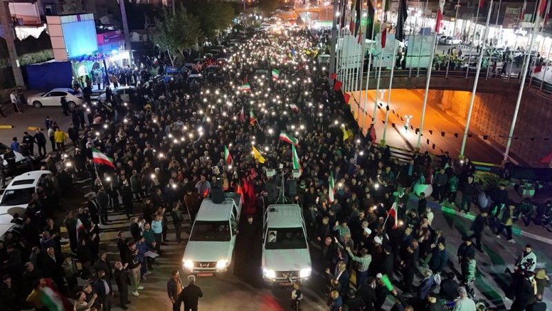 بیستمین میعادگاه مردم انقلابی در خیابان‌های گچساران