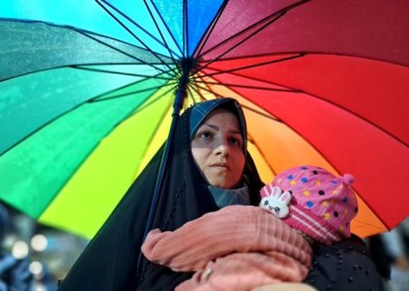 حرارت قیام گچسارانی‌ها در هوای بارانی+ تصاویر