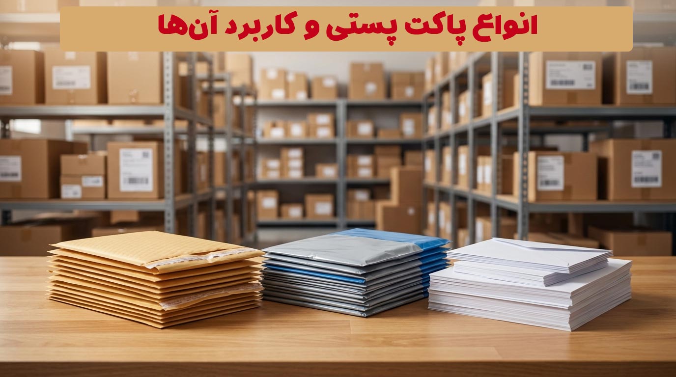 راهنمای خرید انواع پاکت پستی (آپدیت ۱۴۰۵)؛ کدام پاکت برای آنلاین‌شاپ شما مناسب است؟