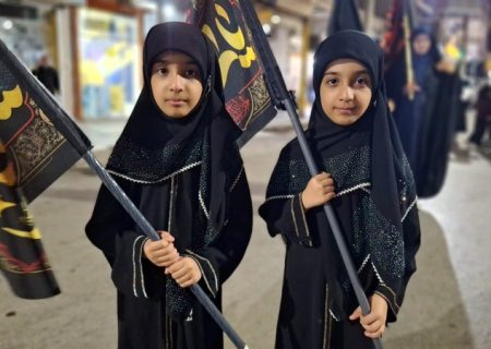شکوه عشق حسینی در شب هشتم محرم گچساران