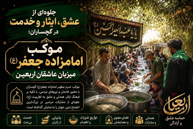موکب امامزاده جعفر (ع)؛ میزبان عاشقان اربعین+ تصاویر