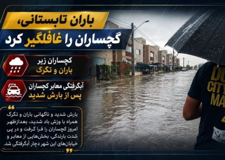 گچساران زیر باران و تگرگ